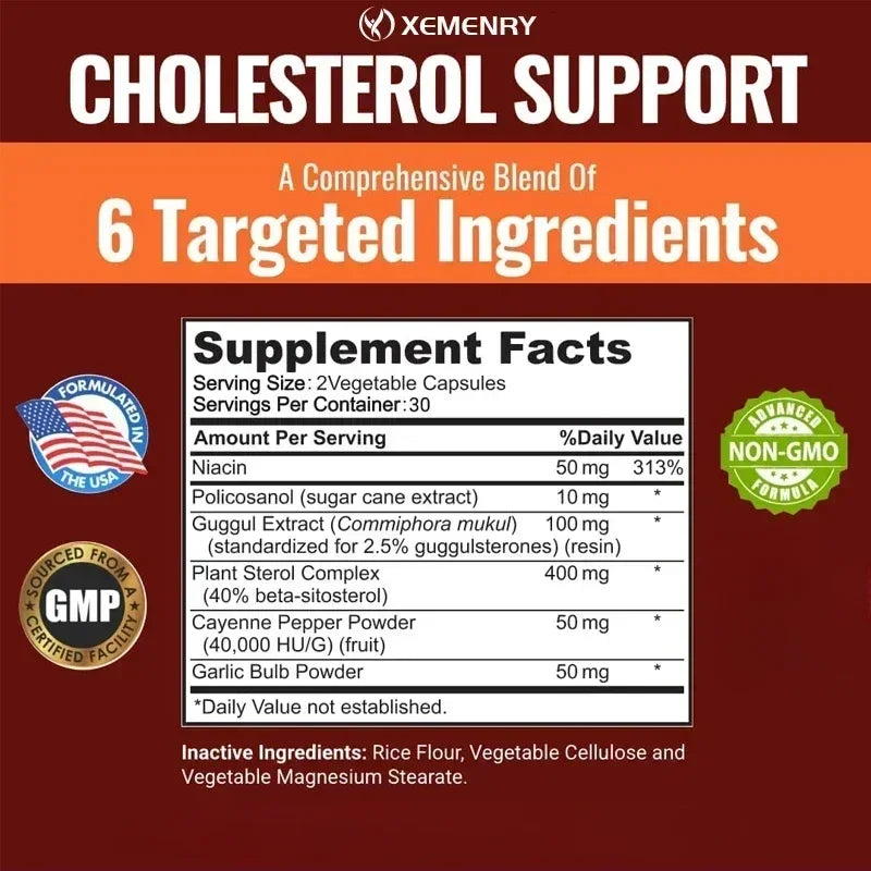 Cholesterol Supplements - Keep Blood Flowing and Promote Cardiovascular Health