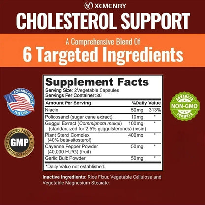 Cholesterol Supplements - Keep Blood Flowing and Promote Cardiovascular Health